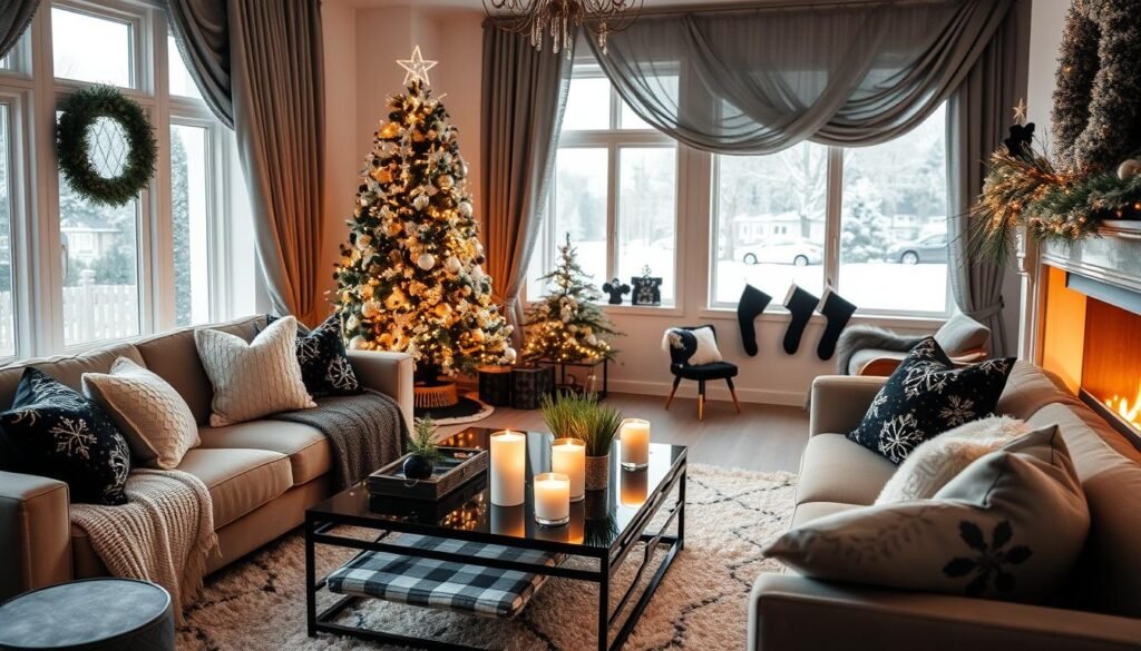 cozy holiday living room cozy holiday living room
