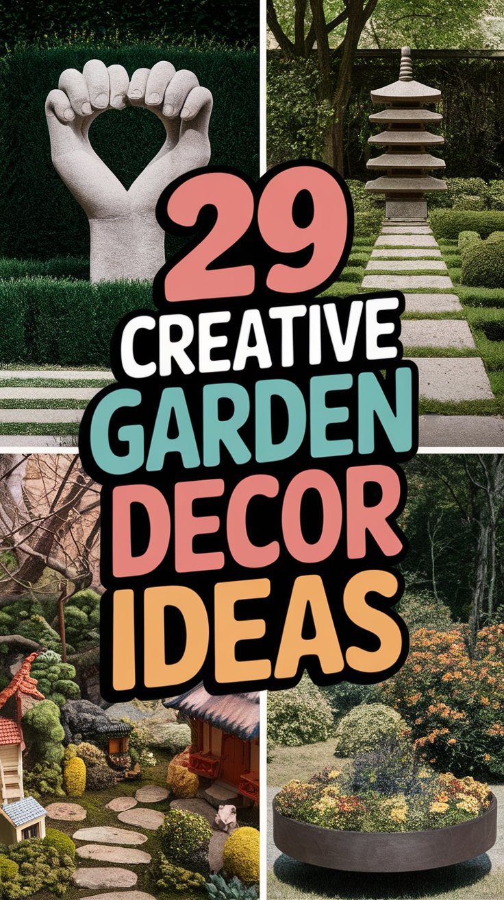 29 Creative Garden Decor Ideas to Transform Your Outdoor Space