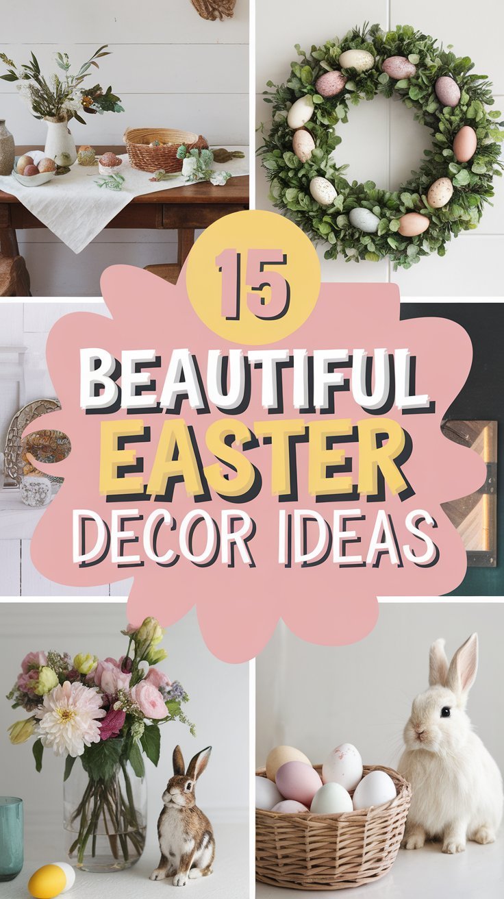 15 Beautiful Easter Decor Ideas to Brighten Your Home